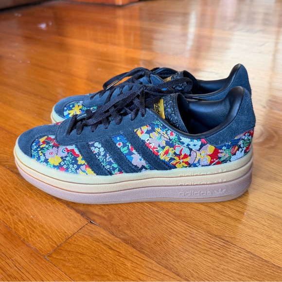 adidas Shoes - Adidas Gazelle Bold x Liberty London Floral Embroidery sneaker black size 6.5